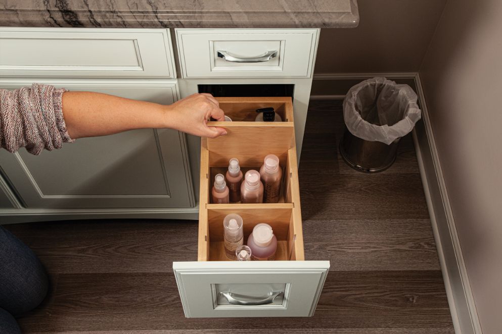 Kitchen Storage Ideas For Semi-Custom Cabinets