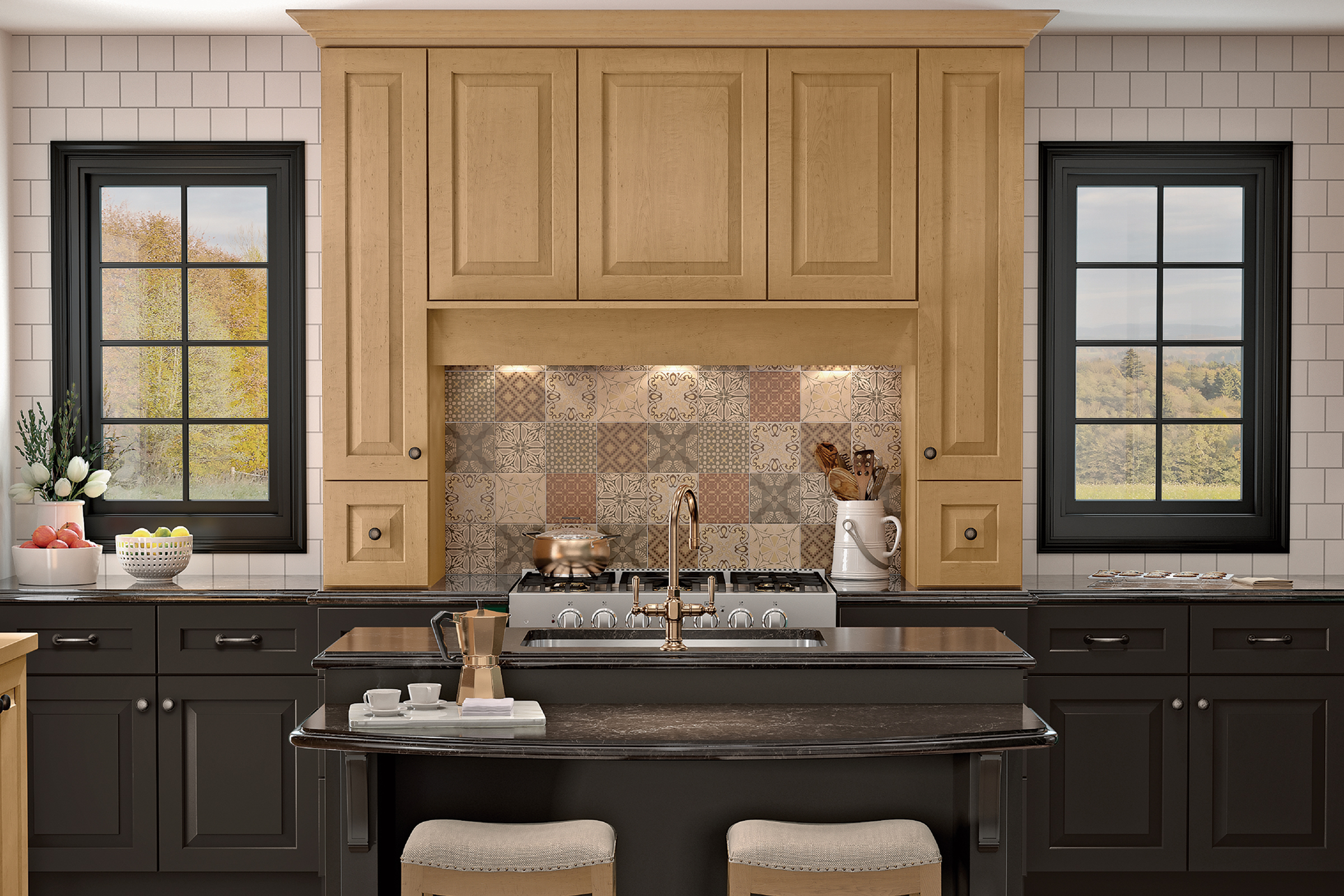 Top-Five Most Popular Kitchen Cabinet Stain Colors in 2022 - KraftMaid