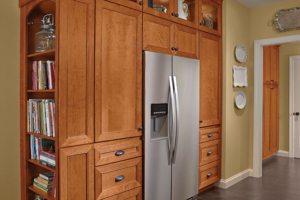 Tall Storage Cabinet Kitchen Pantry Cupboard Organizer Furniture 4 Door  Shelves