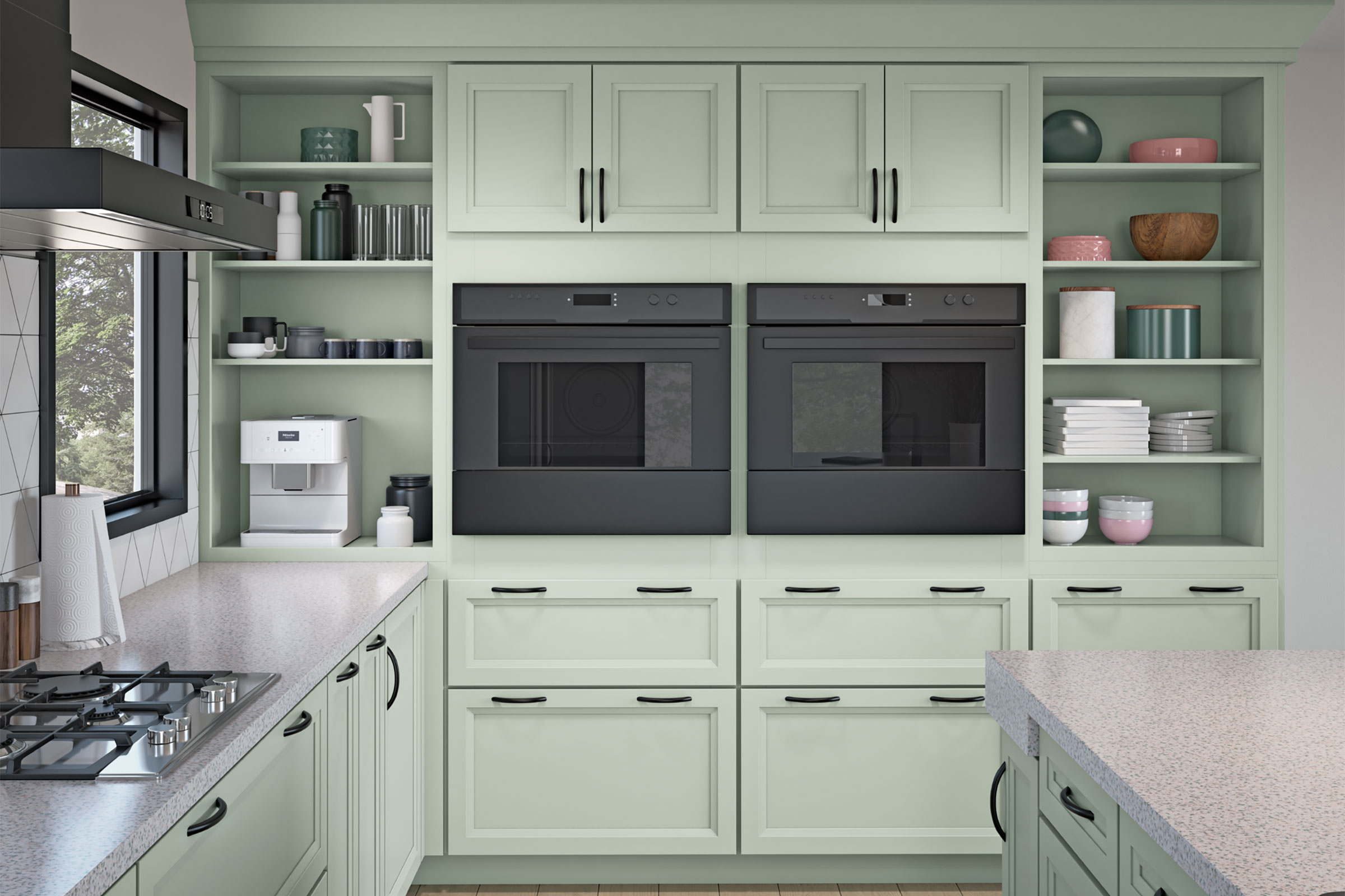 Color Spotlight: Pale Green Kitchen Appliances