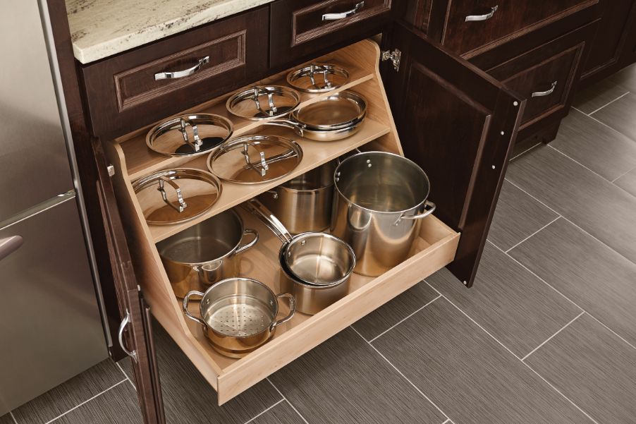 How to Organize Pots and Pans - Kitchen Cabinet Storage Ideas - Rambling  Renovators