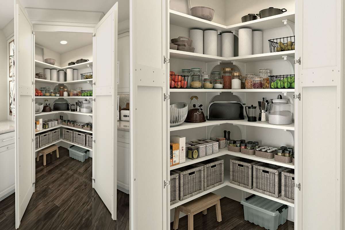 Pantry Cabinets - 7 Ways to Create Pantry and Kitchen Storage  Kitchen  wall storage cabinets, Pantry design, Kitchen pantry design